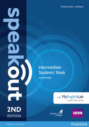 SPEAKOUT INTERMEDIATE 2ND EDITION STUDENTS' BOOK WITH DVD-ROM AND MYENGLISHLAB A