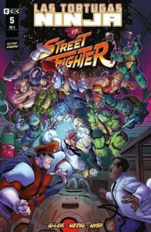 LAS TORTUGAS NINJA VS. STREET FIGHTER NÚM. 5 DE 5