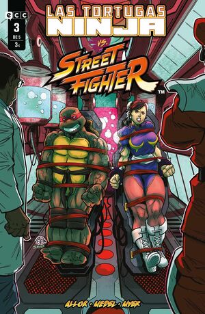 LAS TORTUGAS NINJA VS. STREET FIGHTER NÚM. 3 DE 5